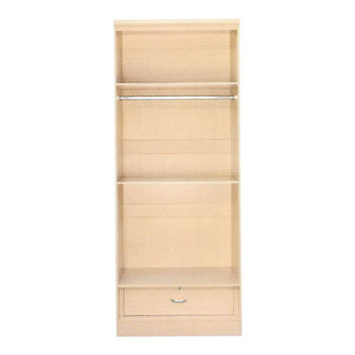 Megafurniture | Deverel 2 Door Wardrobe (80cm) | Open Door Wardrobe