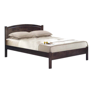 Devona Walnut Wooden Bed (Queen and King Size) Singapore