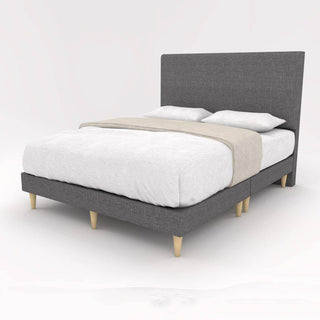 Devonne Grey Fabric Bed Frame (Water Repellent) Singapore