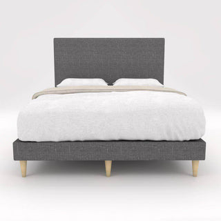 Devonne Grey Fabric Bed Frame Singapore