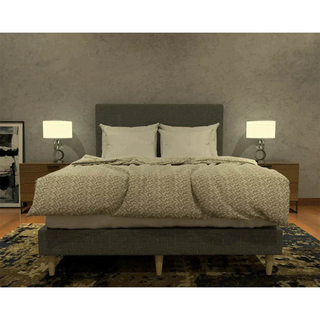 Devonne Grey Fabric Bed Frame (Water Repellent)