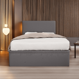 Devonne Grey Fabric Storage Bed (Water Repellent) Singapore