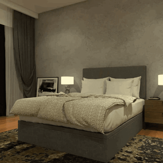 Devonne Grey Fabric Storage Bed (Water Repellent) Singapore