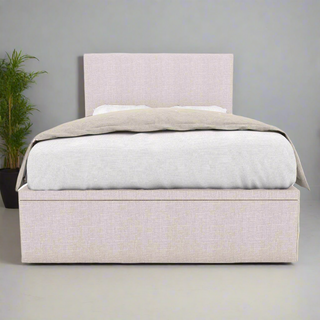 [Queen Size] Devonne Fabric Storage Bed (Water Repellent)