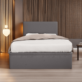 Devonne Grey Fabric Storage Bed Singapore