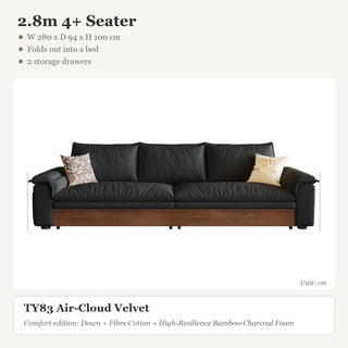 2.8m 4+ Seater