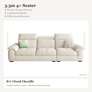 3.3m 4+ Seater