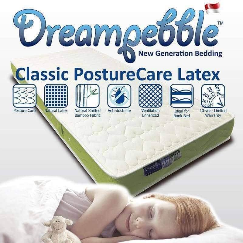Dreampebble Classic PostureCare Latex mattress Singapore