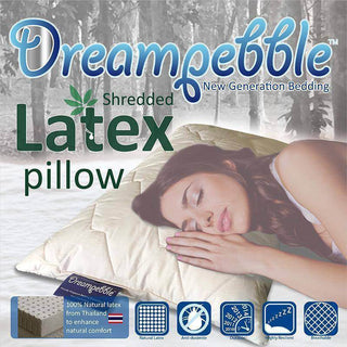 Dreampebble Natural Shredded Latex Pillow Singapore