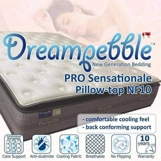 Dreampebble Pro Sensational NF10 Pillow-top Mattress Singapore