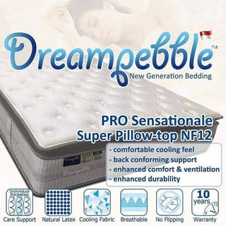 Dreampebble Pro Sensationale NF12 Super Pillow-Top Mattress Singapore