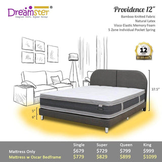 Dreamster Providence Pocketed Spring Mattress Singapore
