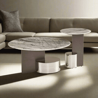 Drusilla Cultured Marble Nesting Coffee Table Singapore