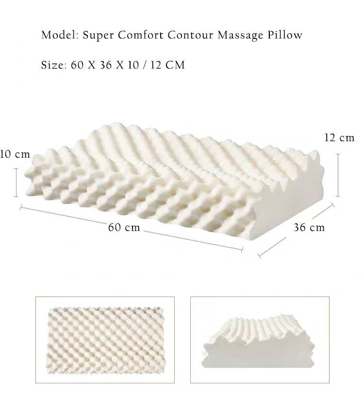 Dunlopillo Super Comfort Contour Massage Pillow Singapore