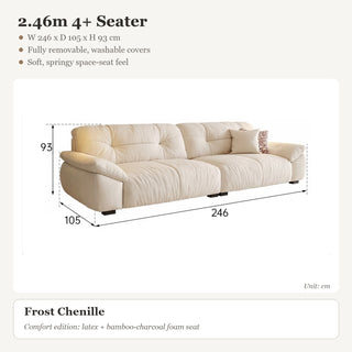 2.46m 4+ Seater · Frost Chenille