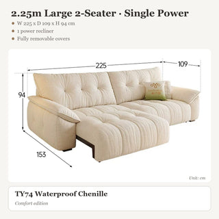 2.25m Large 2-Seater · Single Power