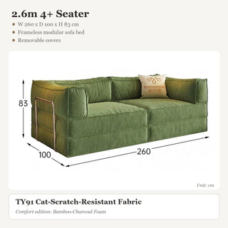 2.6m 4+ Seater