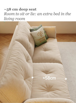 58 cm deep seat