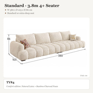Standard · 3.8m 4+ Seater