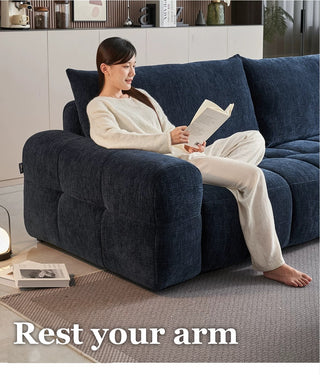 Zeleriel Cloud Anti-Mite Chenille Sofa, view 5