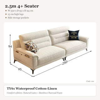 2.5m 4+ Seater