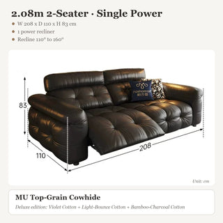 2.08m 2-Seater · Single Power