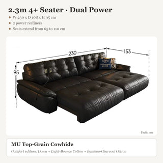 2.3m 4+ Seater · Dual Power