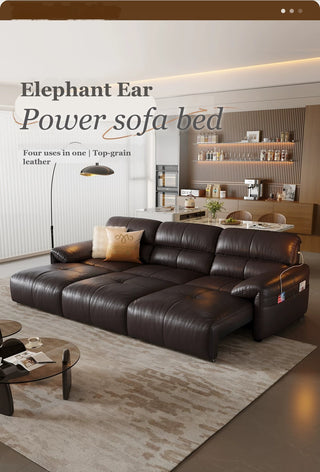 Elephant-ear power sofa bed