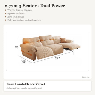 2.77m 3-Seater · Dual Power