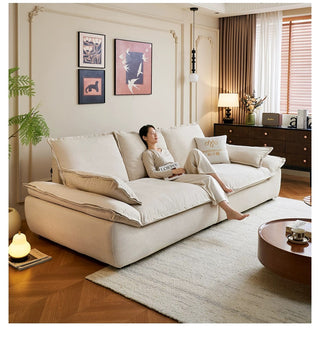 Deep, relaxed seat