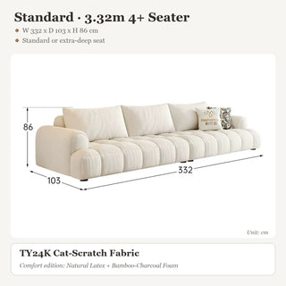 Standard · 3.32m 4+ Seater