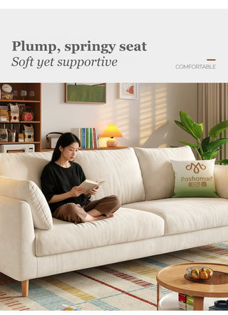 Plump, springy seat