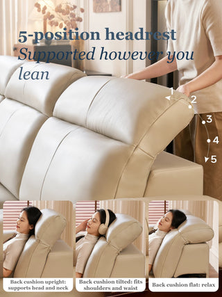 5-position headrest