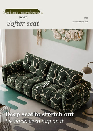 Deep seat to stretch out