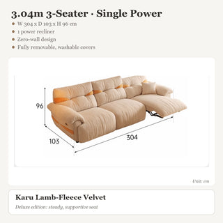 3.04m 3-Seater · Single Power
