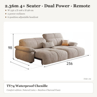2.36m 4+ Seater · Dual Power · Remote