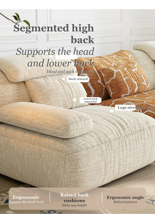 Segmented high back