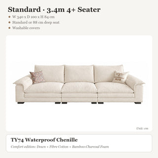 Standard · 3.4m 4+ Seater