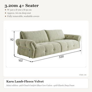 3.20m 4+ Seater