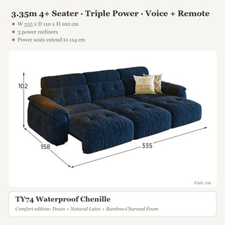 3.35m 4+ Seater · Triple Power · Voice + Remote