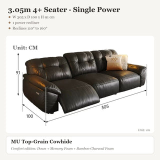 3.05m 4+ Seater · Single Power
