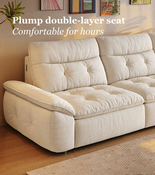 Plump double-layer seat