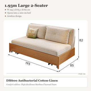 1.93m Large 2-Seater
