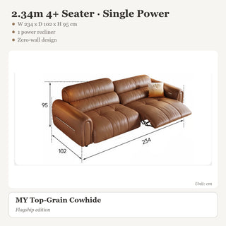 2.34m 4+ Seater · Single Power