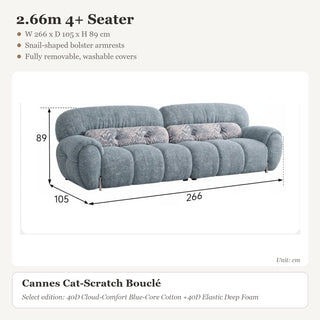 2.66m 4+ Seater