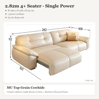 2.82m 4+ Seater · Single Power