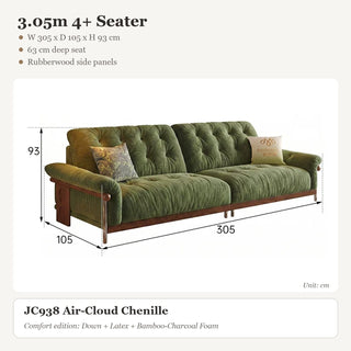 3.05m 4+ Seater