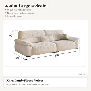 2.26m Large 2-Seater