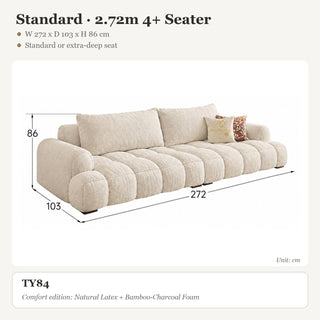 Standard · 2.72m 4+ Seater