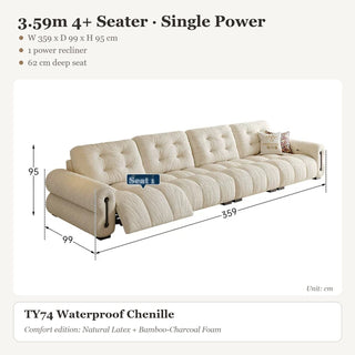3.59m 4+ Seater · Single Power